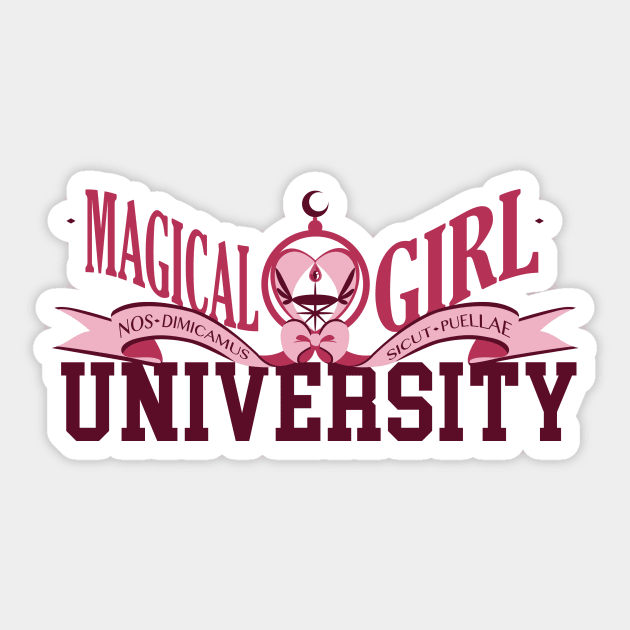 Magical Girl University Sticker by adamicoarts